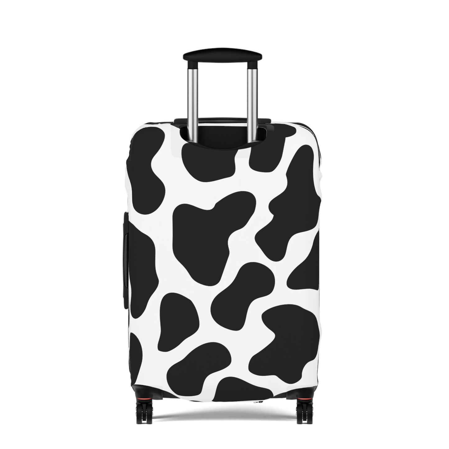 Cowhide Luggage Cover, Travel Suitcase Protector, Animal Print Baggage Sleeve, Gift for Adventurers, Vacation Accessory