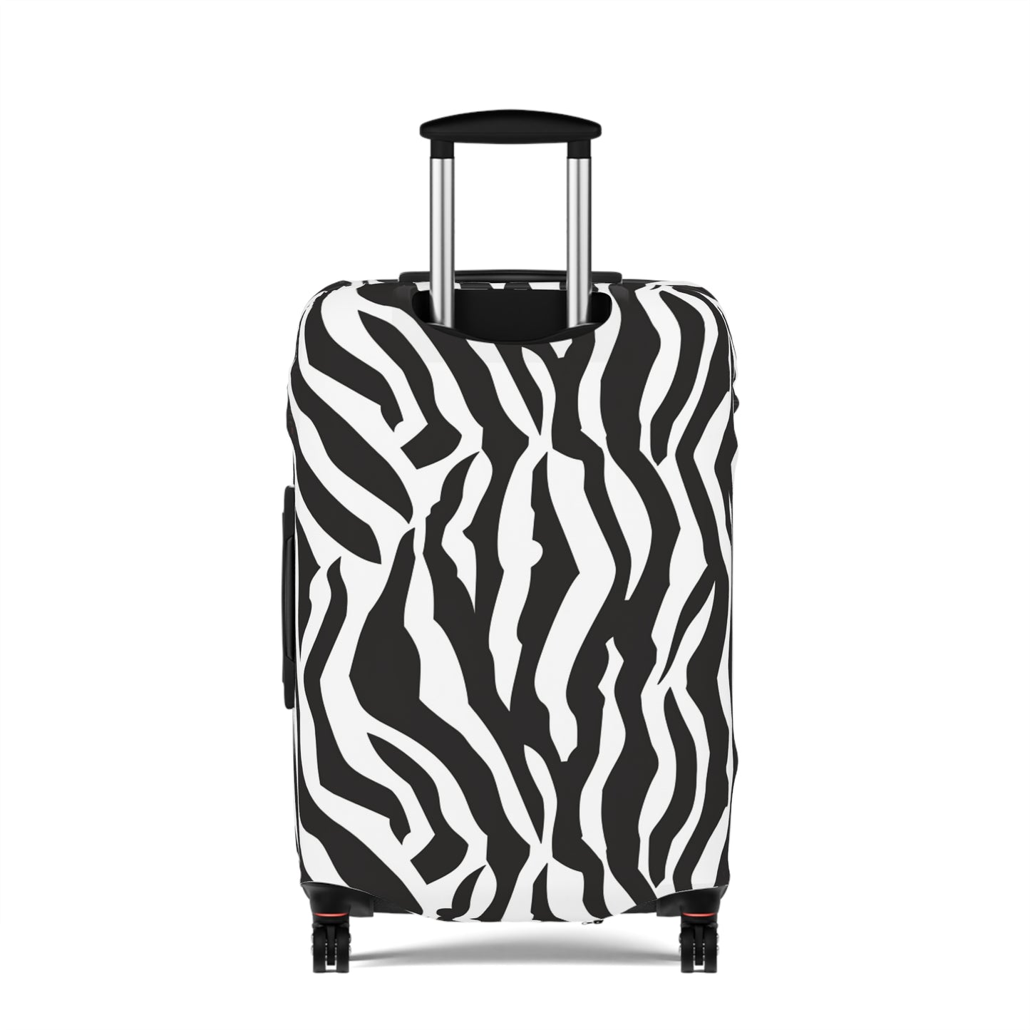 Zebra Print Luggage Cover, Travel Suitcase Protector, Trendy Animal Print Baggage Cover, Gift for Travelers, Safari Theme Travel Accessory