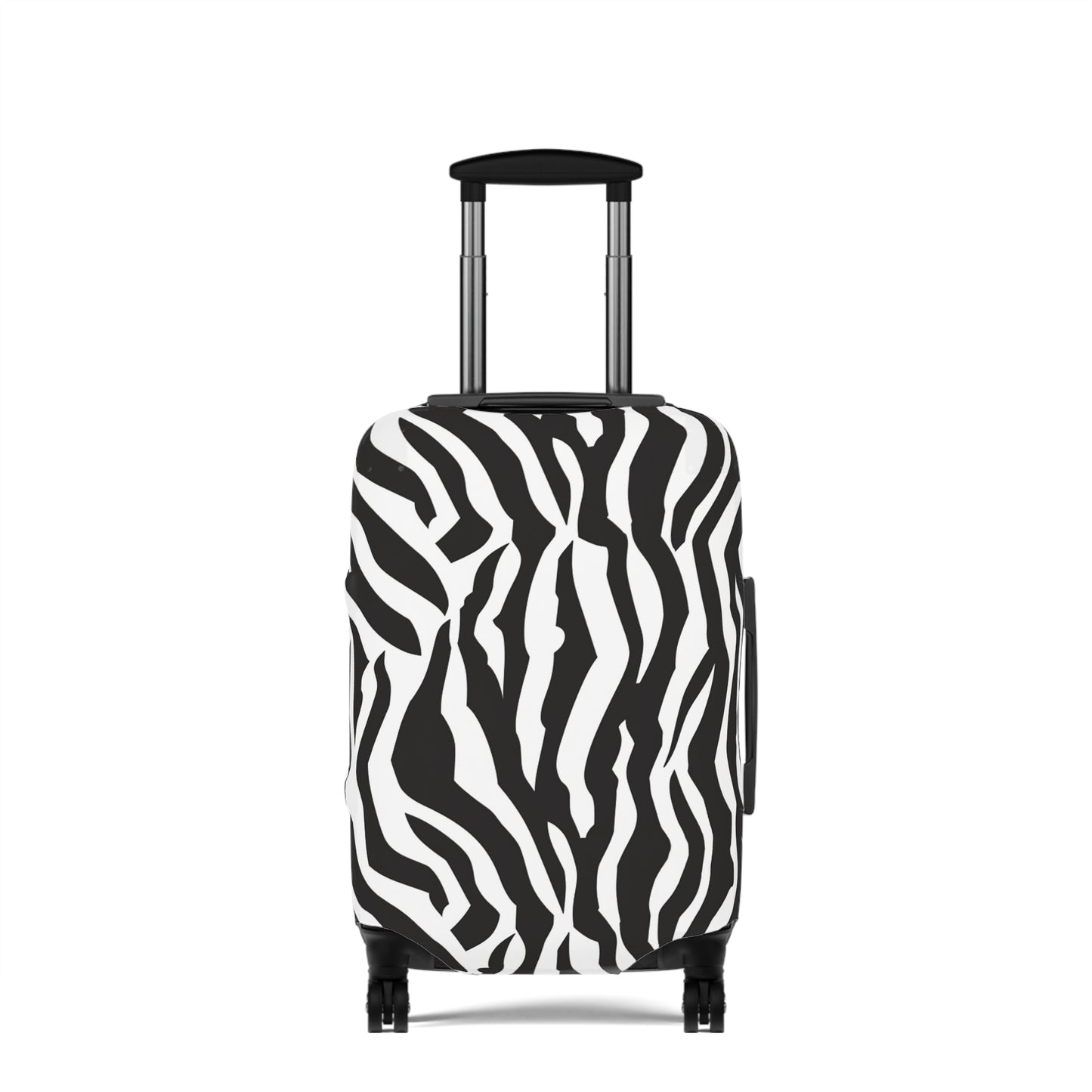 Zebra Print Luggage Cover, Travel Suitcase Protector, Trendy Animal Print Baggage Cover, Gift for Travelers, Safari Theme Travel Accessory