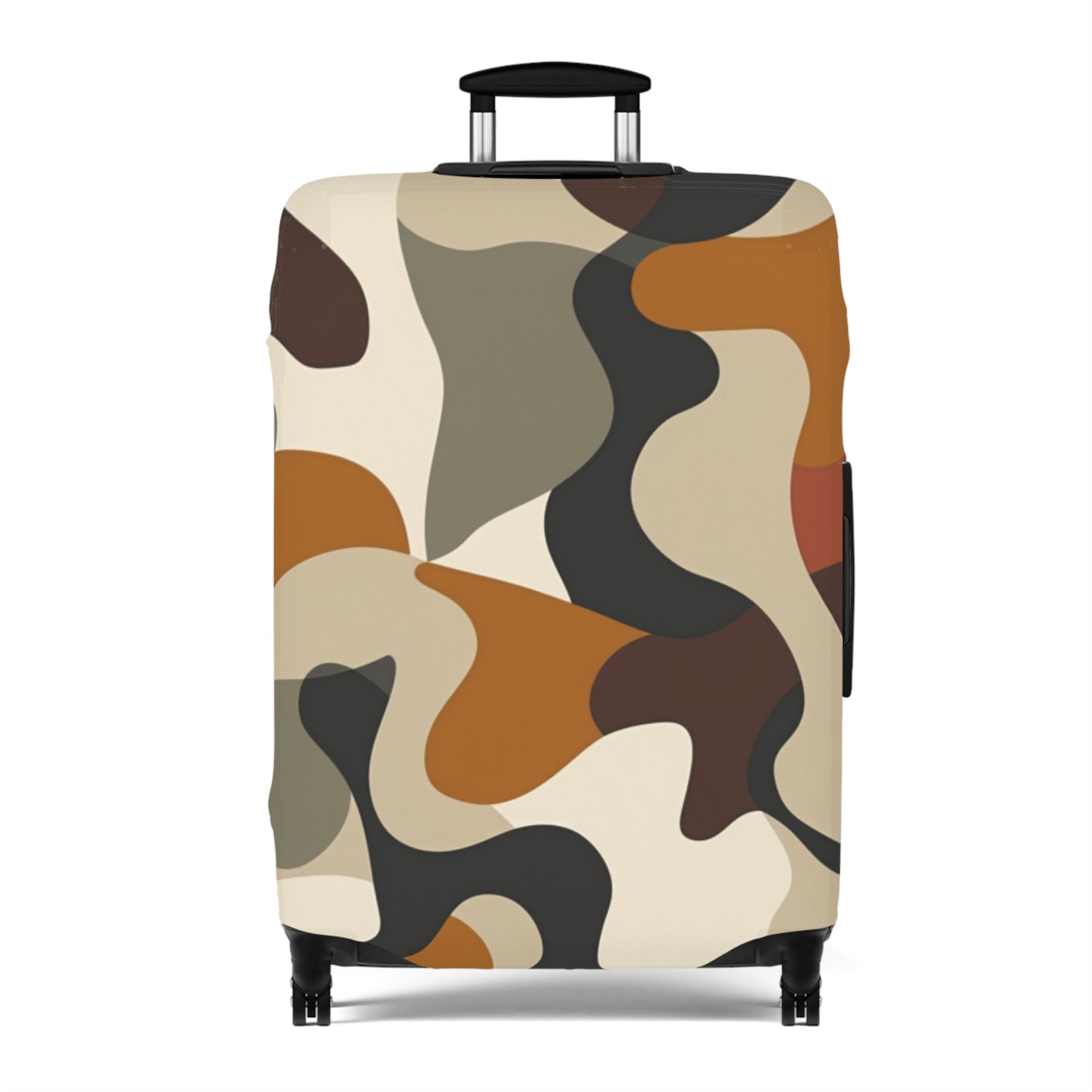 Camouflage Luggage Cover, Travel Suitcase Protector, Trendy Baggage Sleeve, Modern Trip Gear, Gift for Traveler