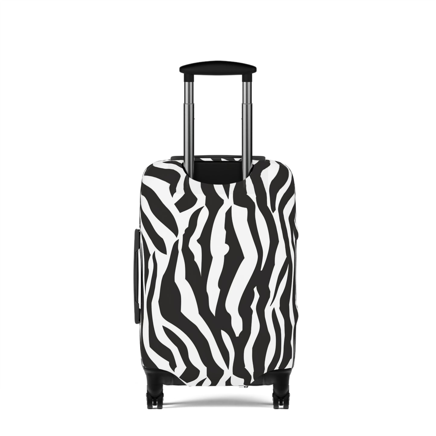 Zebra Print Luggage Cover, Travel Suitcase Protector, Trendy Animal Print Baggage Cover, Gift for Travelers, Safari Theme Travel Accessory