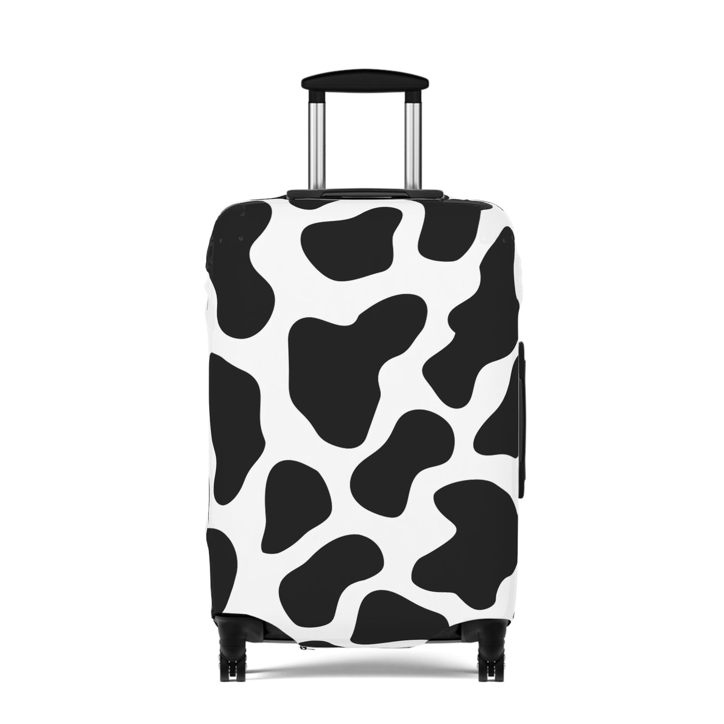 Cowhide Luggage Cover, Travel Suitcase Protector, Animal Print Baggage Sleeve, Gift for Adventurers, Vacation Accessory