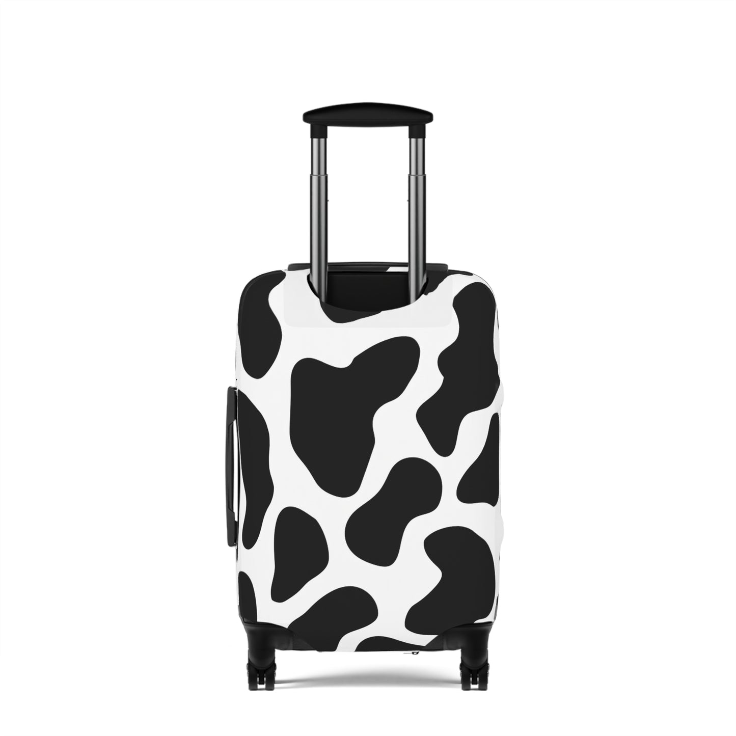 Cowhide Luggage Cover, Travel Suitcase Protector, Animal Print Baggage Sleeve, Gift for Adventurers, Vacation Accessory