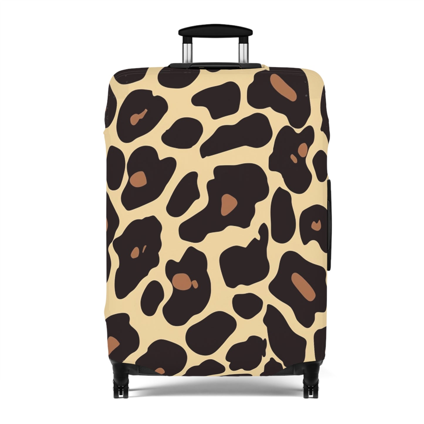 Leopard Print Luggage Cover, Travel Suitcase Protector, Animal Pattern Baggage Sleeve, Stylish Holiday Gift, Fun Vacation Accessory