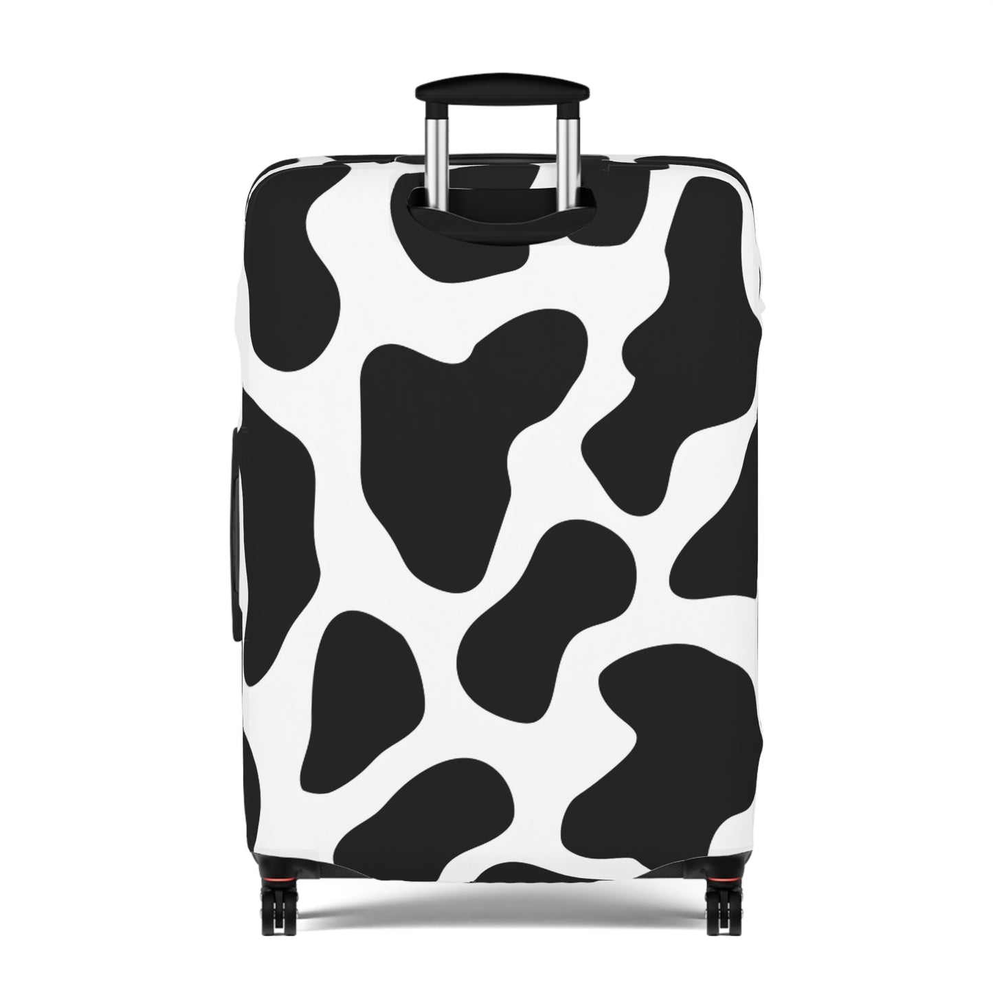 Cowhide Luggage Cover, Travel Suitcase Protector, Animal Print Baggage Sleeve, Gift for Adventurers, Vacation Accessory