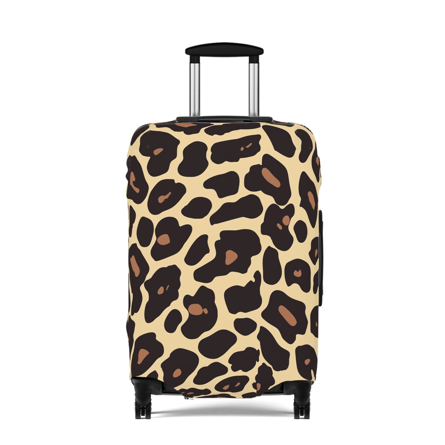 Leopard Print Luggage Cover, Travel Suitcase Protector, Animal Pattern Baggage Sleeve, Stylish Holiday Gift, Fun Vacation Accessory