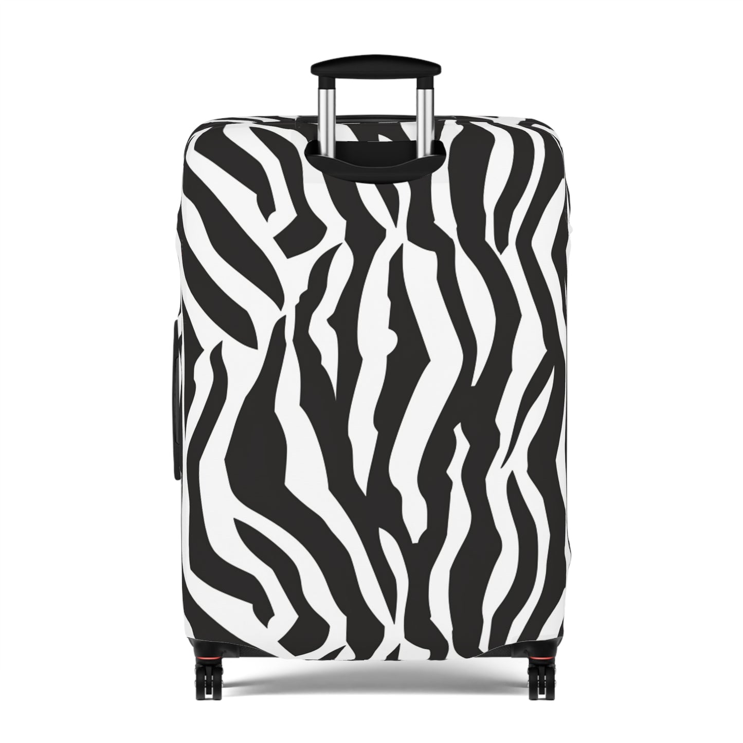 Zebra Print Luggage Cover, Travel Suitcase Protector, Trendy Animal Print Baggage Cover, Gift for Travelers, Safari Theme Travel Accessory