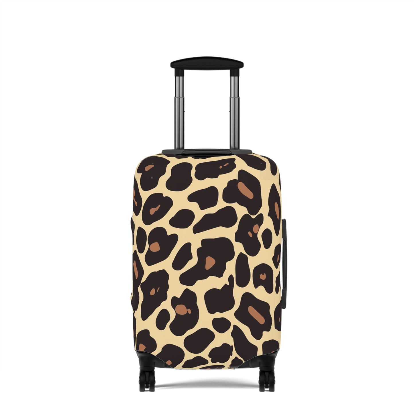 Leopard Print Luggage Cover, Travel Suitcase Protector, Animal Pattern Baggage Sleeve, Stylish Holiday Gift, Fun Vacation Accessory