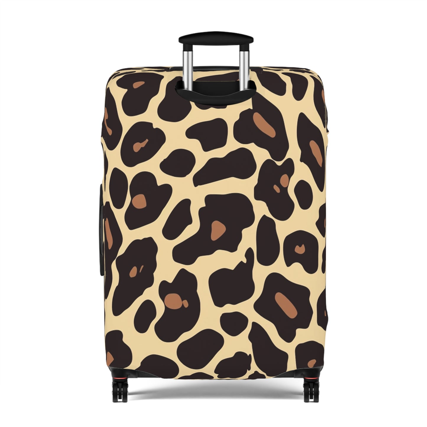 Leopard Print Luggage Cover, Travel Suitcase Protector, Animal Pattern Baggage Sleeve, Stylish Holiday Gift, Fun Vacation Accessory