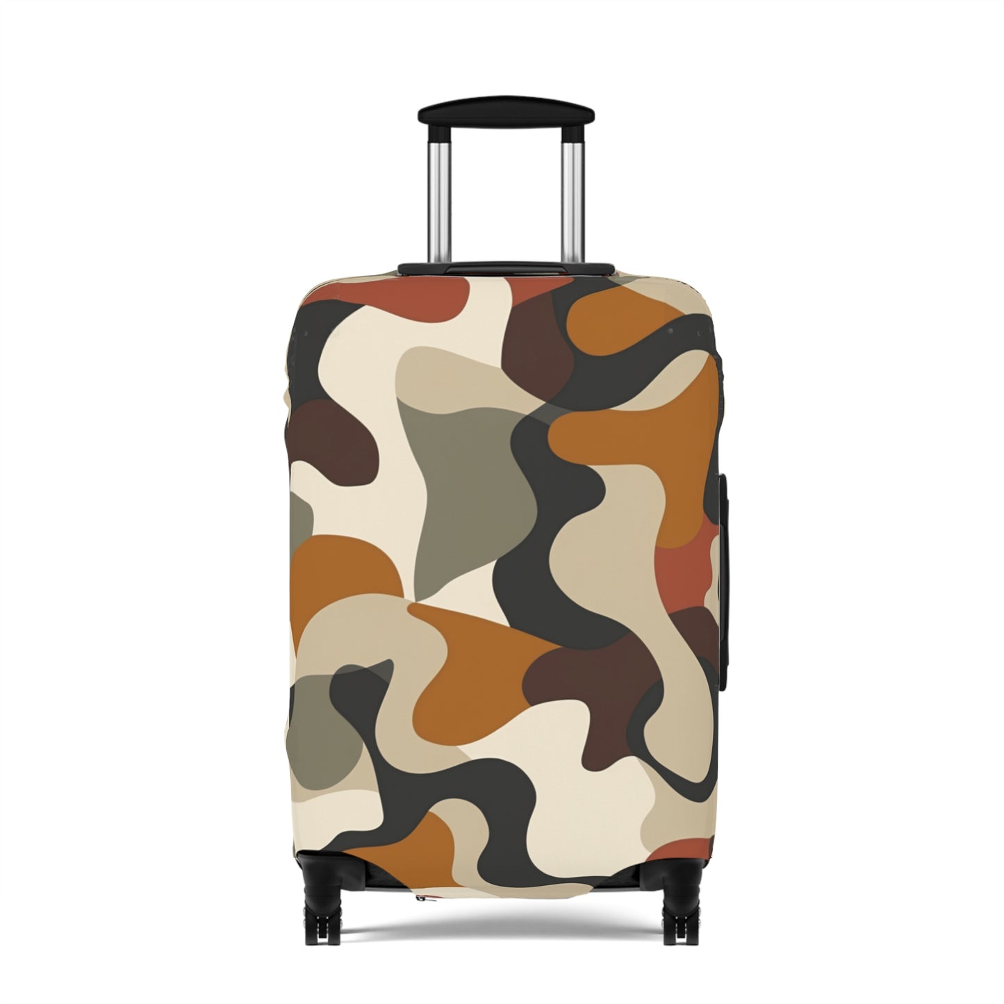 Camouflage Luggage Cover, Travel Suitcase Protector, Trendy Baggage Sleeve, Modern Trip Gear, Gift for Traveler